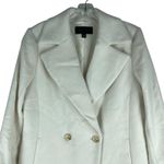 Ann Taylor Wool Blend Double Breasted Long Coat White Size S Photo 4