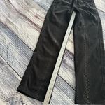 Vintage Whittall & Shon Black Snakeskin Pattern PVC Pants Size 4 Photo 8