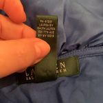 Ralph Lauren LAUREN Blue Sleeveless Ruffle V Neck Top Women's Size 1X Photo 6