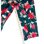 Maggy London Floral CROPPED JUMPSUIT Women's 4 Hawaiian Print Green Pink NWOT Photo 7