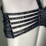 VSX strappy sports bra black and grey Size L Photo 5