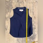 Tommy Bahama  Navy Blue  Sleeveless Blouse Photo 5