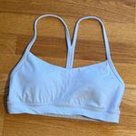 Lululemon Flow Y Bra Nulu Light Support Size 6 Blue Photo 0