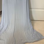 Forever 21 Baby Blue Maxi Skirt with Leg Slit and Wrap Belt Photo 8