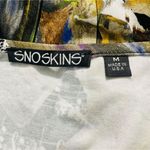 SnoSkins Size Medium Top Blouse Abstract Colorful Photo 4