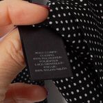 Ann Taylor Petite Polka Dot Lace Detail V Neck Long Sleeve Blouse Shirt XSP Work Photo 4