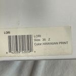 Matiko Hawaiian Print Slingback Flats Pointed Toe Tropical Floral Shoes Size 36 Photo 8