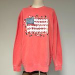 Living Fully Co. Liberty Sweatshirt Red Size XL Photo 6