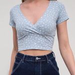 Brandy Melville Brandy Floral Wrap Top Photo 0