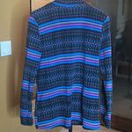 Cuddl Duds  Warm Essentials Fleece Pullover Black Blue Purple Size XL Photo 5