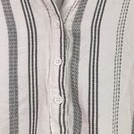 Workshop Republic Clothing WORKSHOP - Stripe, 3 Button Blouse Photo 3