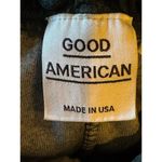 Good American  Pants Women Medium Emerald Green Twisted Seam Velour‎ Joggers Photo 7