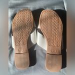 Gianni Bini Cream Cross-Strap Sandals Photo 4