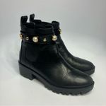 Karl Lagerfeld Paris pola lug sole boots Chelsea pull on boots size 8 Photo 1