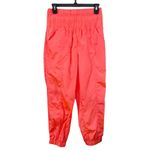 Free People Movement the way home high waist joggers hot watermelon orange sz S Photo 1