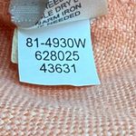 J. Jill Linen Trucker Jacket Orange Jean Style Long Sleeves Oversized Casual Size 1X Photo 4