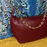 A New Day NWOT  Maroon Purse w Gold Tone Strap Photo 1