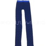 NIKIBIKI Blue Geometric Knit Leggings – Seamless Double Thick High Waist SIZE OS Photo 4