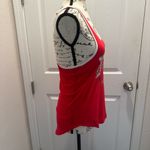 PINK - Victoria's Secret  Red USA Tank Top with Silver Accents Photo 4