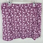 Tranquility by Colorado Clothing Floral Casual Mini Skort Purple Size XL Photo 1