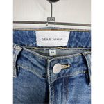 Dear John  Straight Leg Medium Wash Mid-Rise Denim Jeans With Raw Hems Photo 2