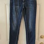 Twelve K Y2K Rhinestone Jeans Women's Size 9 Low Rise Vintage 12K Embellished Blue Photo 0