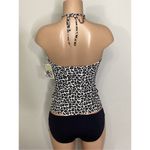 Michael Kors New.  animal print tankini set. $159. XS-top/S-bottom Photo 7