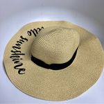 Brook + Bay‎ paper sunhat hello sunshine one size fits most Tan Photo 2