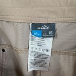 Willit Outdoor Active Shorts Women's 16 Zipper Pocket 6.5" Inseam Beige Khaki Tan Photo 4
