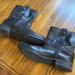 Nine West  Leather Moto Ankle boots Photo 3