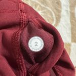 Lululemon NWT  | Wunder Train High Rise Crop 23" Red Leggings | Women's Size 2‎ Photo 13