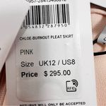 Reiss Chloe Floral Burnout Pleat Midi Skirt Photo 5