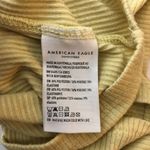 American Eagle  Womens Halter Top Ribbed Knit Stretch Yellow S Photo 3