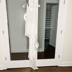 Show Me Your Mumu  Hampton Wrap Dress Ivory Luxe Satin White Photo 1