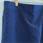 Speedo Navy Blue Skort Active Skirt Shorts Perforated Tennis Golf Mature Modest Photo 2