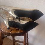 Worthington 9.5 Metallic Gold Knee High Boots Stiletto Glam Party Statement Photo 10