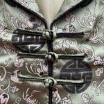 Green Floral and Medallion Print Oriental Jacket Size XXXL Size L Photo 9
