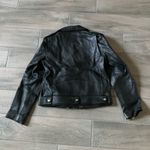 ANINE BING Cassidy black leather jacket Photo 7