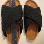 Marea Handmade in Peru Black Caramel Chunky Slide Size 38 (7.5) Photo 3