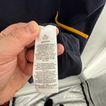 Boden Navy Ponte Sleeveless Dress 20/22L Yellow Trim Pockets Work Office Midi Blue Size undefined Photo 3