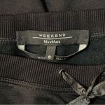 Max Mara Weekend Women’s Size S Black Tie Neck Sleeveless Sheath Fleece Dress Photo 5