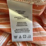 Kut From The Kloth Sleeveless Stripe Crossover Waist Cropped Collared Tank Large Photo 5