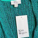 kim rogers New! NWT  Green Marble Cable Cardigan 2X Photo 8