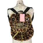 Juicy Couture NWT Faux Fur Gold & Black Sequin Cheetah backpack Photo 1