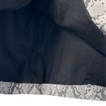 Monki  Faux Leather Gray Snake Print Mini Skirt Women's Size 42 US 6 Photo 2