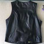 Harley Davidson Vintage Leather Full zip Vest In Black, M Photo 3
