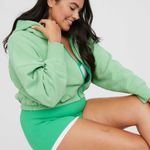 Aerie OFFLINE Oversized Full Zip Cropped Hoodie Photo 0