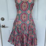 HD in Paris  Pink and Green Patterned Mini Dress Photo 2