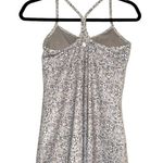 Lululemon Power Y Racerback Printed Tank in Petite Fleur Silver Spoon 6 Photo 1