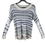 Calvin Klein  Jeans Striped Round Neck Long Sleeve Chunky Knit Sweater Size S Photo 0
